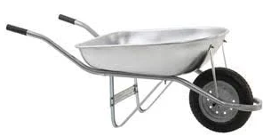 Carriola Galvanizada 45L Fuzil   cod5505