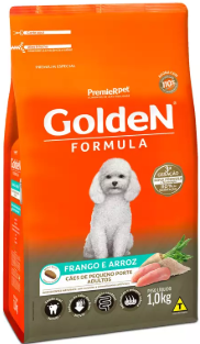 Ração Golden Mini Bits  Cães Adultos de Pequeno Porte Sabor Frango e Arroz 10kg-5744