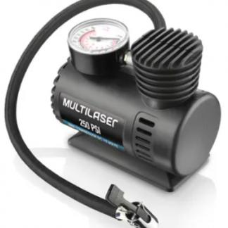 Compressor de Ar 12V Vazão 15L/Min 250 PSI 3 Bicos Multilaser COD6034
