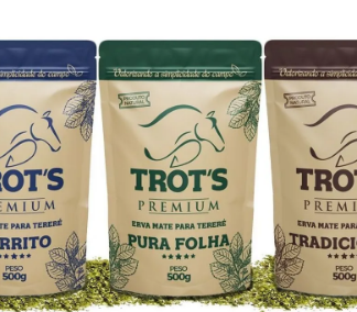Erva Tereré Trot's 500g Pura Folha, Burrito, Tradicional