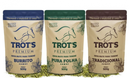Erva Tereré Trot's 500g Pura Folha, Burrito, Tradicional