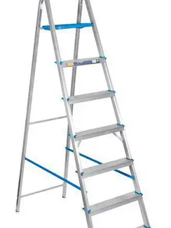 Escada Alumasa Doméstica Alumínio 7 Degraus-6155