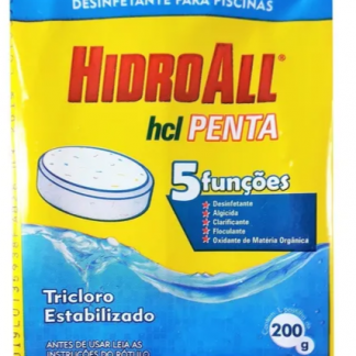 Pastilha Tablete De Cloro Hcl Penta 5 Em 1 Para Piscina-306