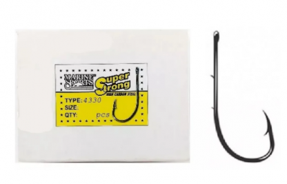 Anzol 4330 Super Strong Marine Sports Nº 02 ao Nº8