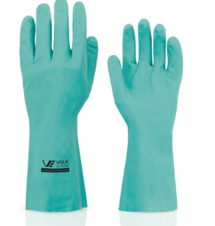 Luva látex Nitrílico Sem forro Volk - Verde-5802