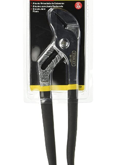 Stanley, Alicate Bomba D´Água Cabo Plastisol, Amarelo/Preto, 10"-375
