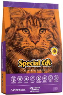Ração Special Cat Premium para Gatos Adultos Castrados