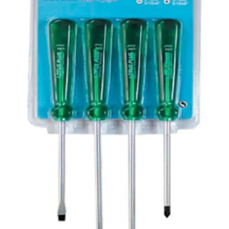 Jogo De Chaves Fenda E Philips Lotus Plus 4 Peças- 370