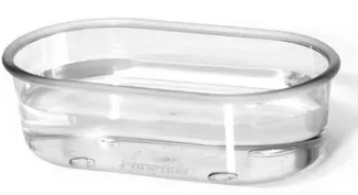 Banheira P/ Passarinho Aves Oval Cristal Média-1046