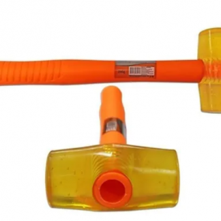 Marreta De Pvc Transparente Com Cabo De Plastico Laranja-6255