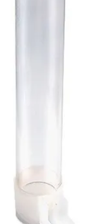 Bebedouro Clone Transparente Para Pássaros Aves - fino   P/M