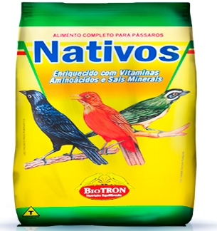 NATIVOS  BIOTRON ALIMENTO COMPLETO PARA PÁSSAROS  500G 5865