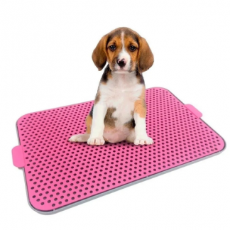 Tapete Higienico Cães Banheiro Canino Xixi Facil Dog Pipi-ROSA-1523,AZUL-5873
