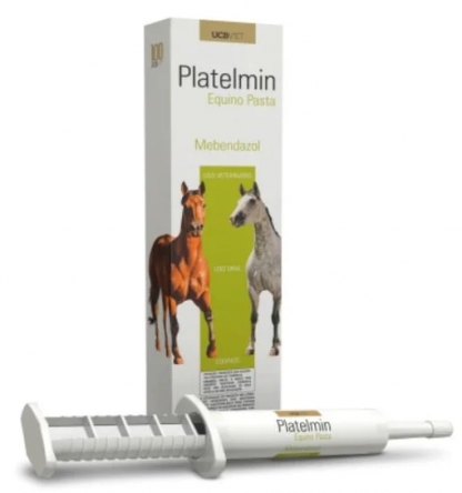 PLATELMIN EQUINO PASTA - SERINGA - 30 G DOSE ÚNICA