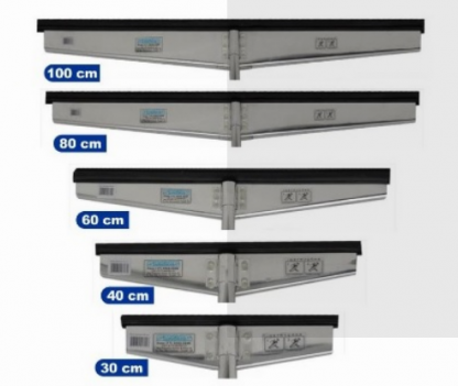 RODOS DE ALUMINIO RESISTENTES COM CABO - TAM - 30CM A 1MT