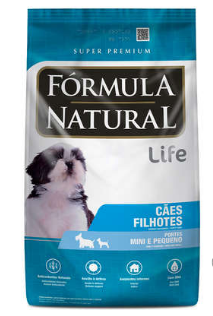 Ração Fórmula Natural Life Super Premium para Cães Filhotes Raças Minis e Pequenas 2,5kg - 7470