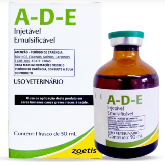 Suplemento Vitamínico Zoetis Ade Pfizer Injetável Para Bovinos. Equinos. Suínos. Caprinos e Coelhos - 7659 -
